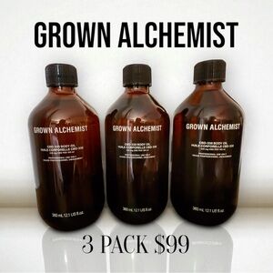 Grown Alchemist 320 Body Oil 3 Pack Professional Size $99